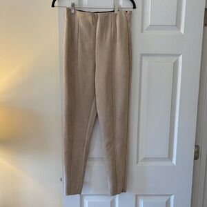 Zara Beige Tailored Trousers